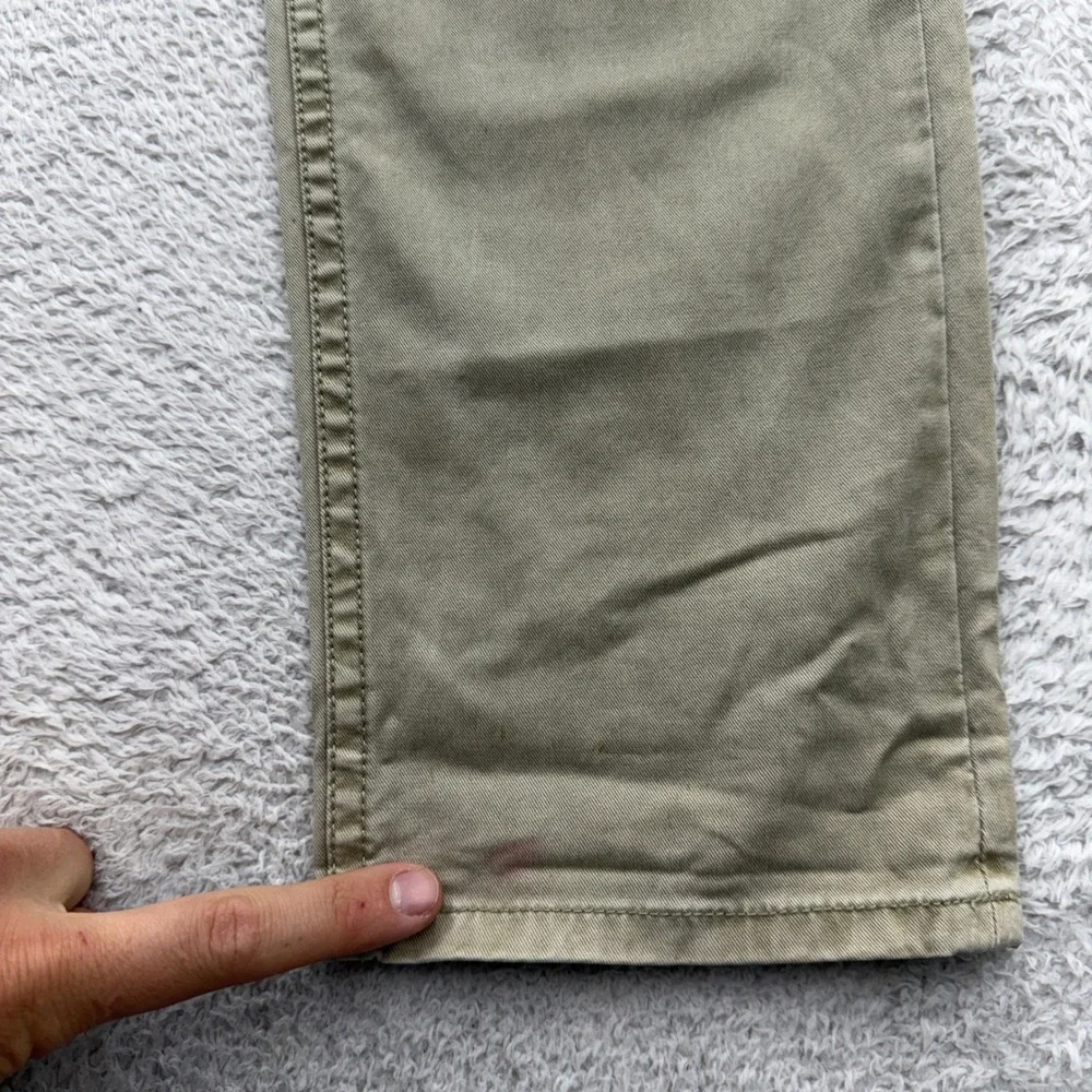 Armani Exchange J130 Skinny Fit Chino Pants Mens 31 Olive Green Stretch‎ Twill